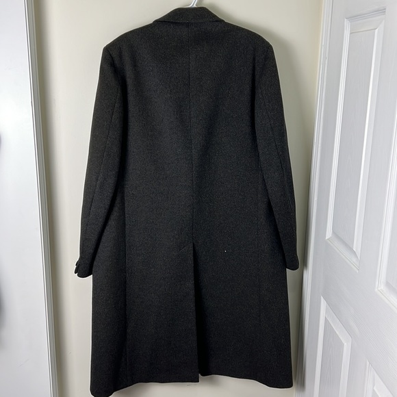 Vintage Freedman Boyfriend Oversized Outerwear Wool Trench Slouch Coat Sz large - Picture 3 of 13